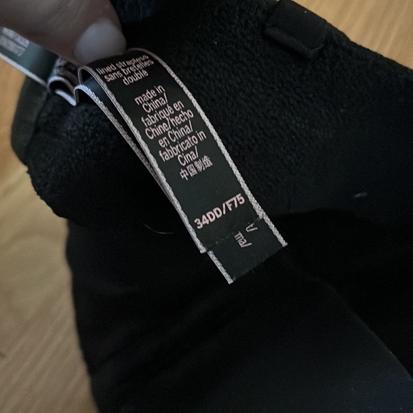 Victoria Secret Lightly-lined Black 34DD Strapless Bra - Picture 7 of 7